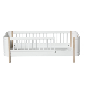 Wood mini+ Juniorbett, weiss/eiche 