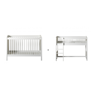 Umbauset Lille+ basic zum halbhohen Hochbett