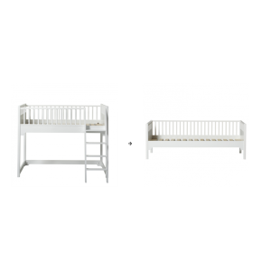 Classic Junior halbhohes Hochbett zum Bettsofa 
