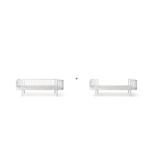 Umbauset - Original Bettsofa zum Einzelbett, weiß