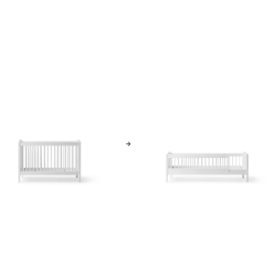 Umbauset - Lille+ Juniorbett (Ergänzung für Lille+ Babybett)