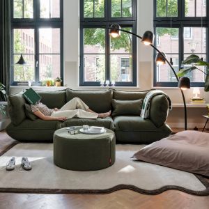 SUMO LOVESEAT - boucle leaf green