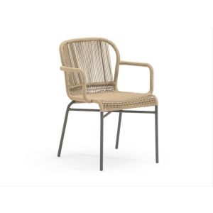 Cricket Sessel (LOW) mit Armlehne mit Sitzkissen