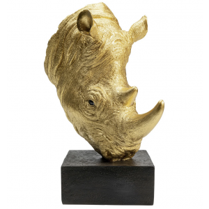 Deko Objekt Rhino Gold