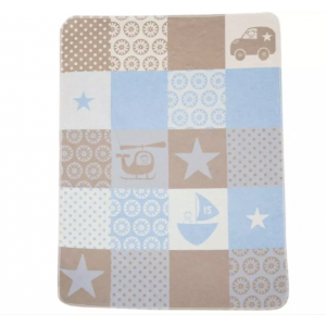 JUWEL Babydecke “Patch Boy”