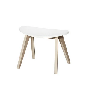 Wood Ping Pong Hocker weiß/Eiche 