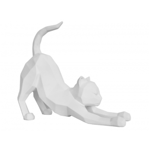 Statue Origami Katze Stretching