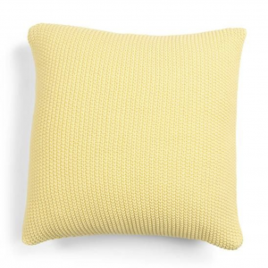 Zierkissen Nordic knit groß-pale yellow