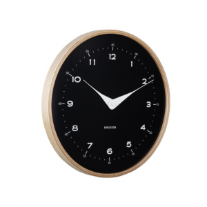 Wanduhr Osado - black