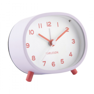Wecker Cheeky Oval - soft purple