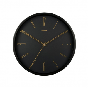 Wanduhr Belle Numbers - black