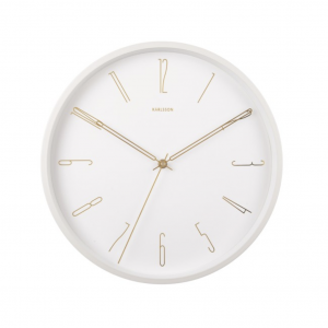 Wanduhr Belle Numbers - white
