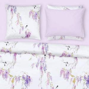 Satin Bettwäsche Purple Rain