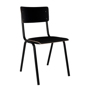 Sessel BACK TO SCHOOL (4'er Set) - black