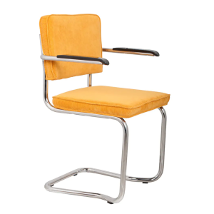 Armchair RIDGE KINK - yellow