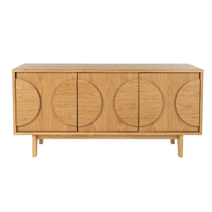 Sideboard GROOVE mit 3 Türen - natural