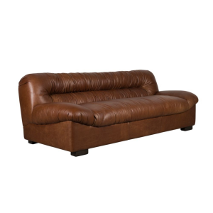 Sofa DOUGLAS - leather chocolate