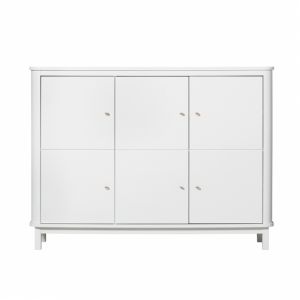 Wood Collektion Multi Schrank 3-türig weiß