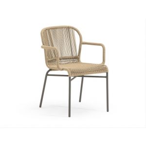 Cricket Sessel (LOW) mit Armlehne mit Sitzkissen